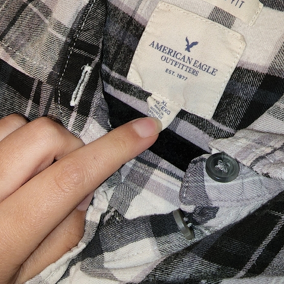 ** DONATED ** Tied Flannel - Picture 2 of 3